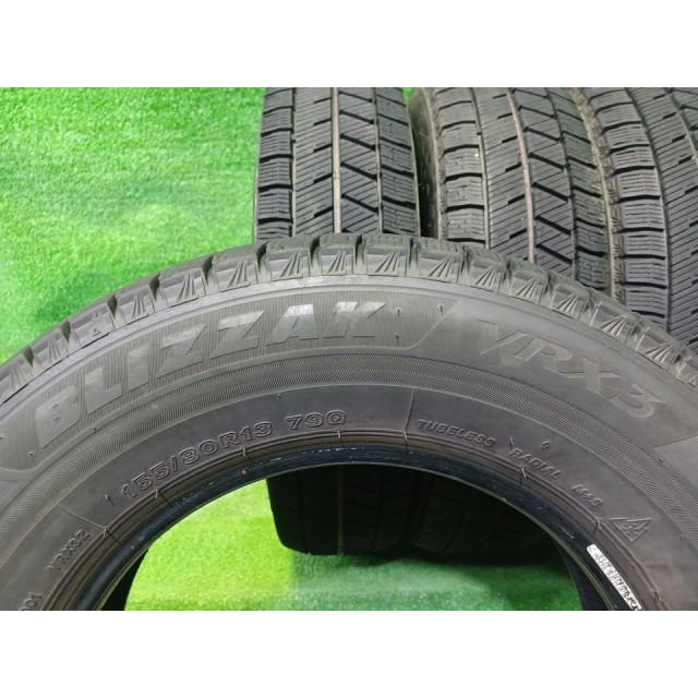 BRIDGESTONE スタッドレス ブリヂストン ブリザックVRX3 155/80R13 4本
