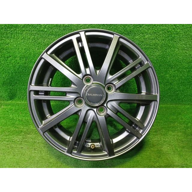 バルミナ 軽自動車 ホイール アルミ ガンメタ 14インチ 4.5J 4穴 4本 