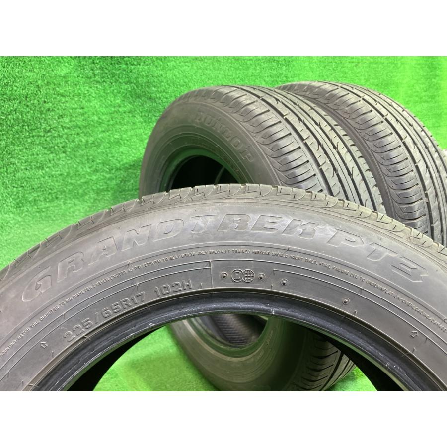 DUNLOP サマー ダンロップ グラントレックPT3 225/65R17 4本 2本5ミリ