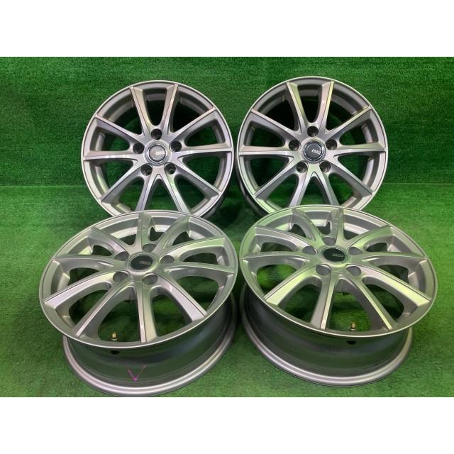 プレオ  デリカD5 ヴェルファイア ホイール アルミ シルバー 16インチ 6J 5穴 4本 114.3 +40 プレオ デリカD5 ヴェルファイア ホイール アルミ シルバー 16インチ