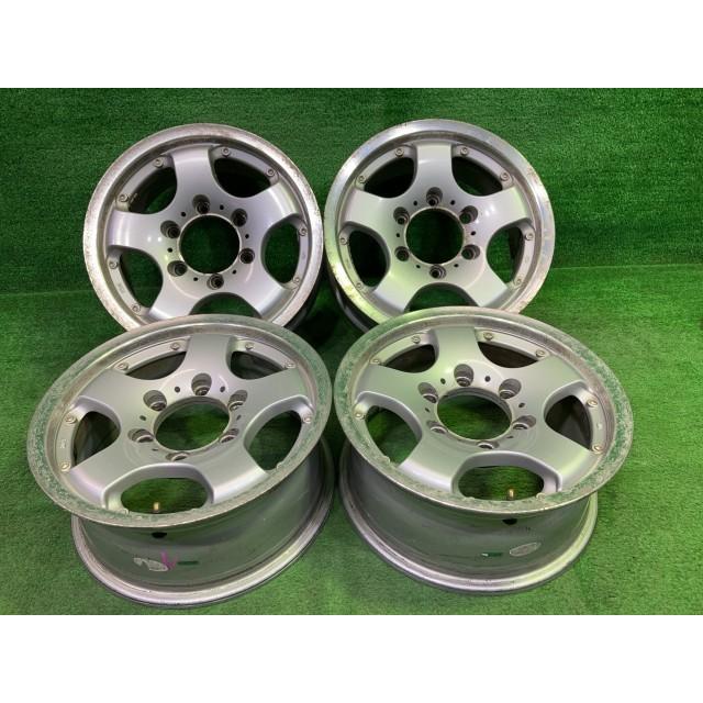 5S 100系ハイエース デリカスペースギア ホイール アルミ ポリッシュ