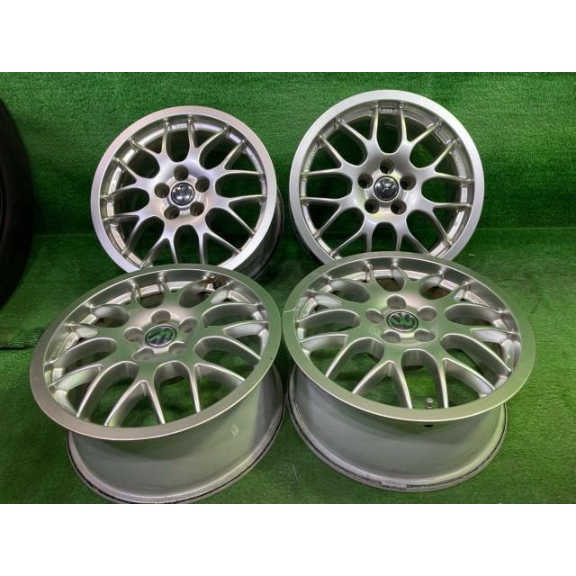 BBS ワーゲン用  ゴルフ ポロ ホイール アルミ シルバー 16インチ 7J 5穴 4本 100 +35 BBS ワーゲン用 ゴルフ ポロ ホイール アルミ シルバー 16インチ 7J 5