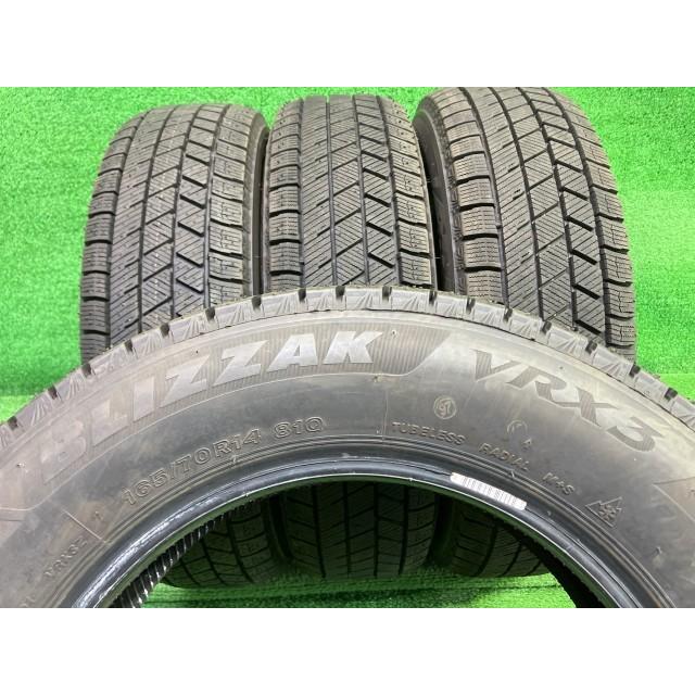 BRIDGESTONE スタッドレス ブリヂストン ブリザックVRX3 165/70R14 4本