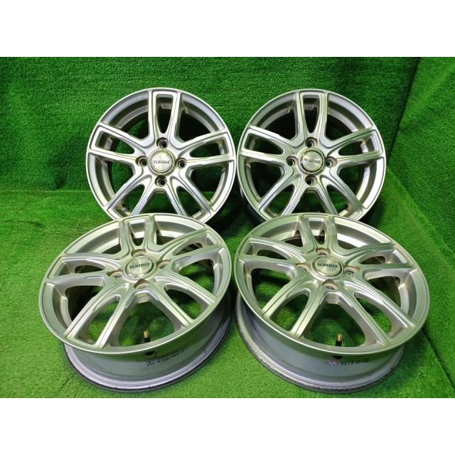 ワズナー 軽自動車 ホイール アルミ シルバー 14インチ 4.5J 4穴 4本