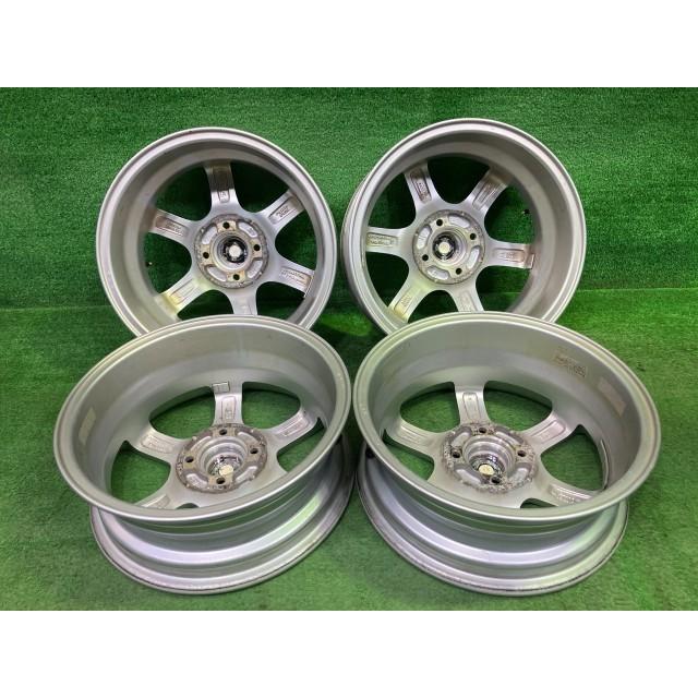 フェイド キューブ スイフト ホイール アルミ シルバー 15インチ 5.5J 