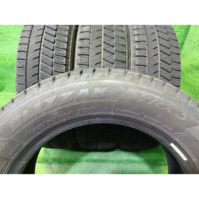 BRIDGESTONE スタッドレス ブリヂストン ブリザックVRX3 155/65R14 4本