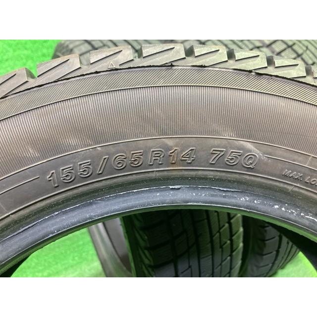YELLOWHAT スタッドレス イエローハット BP02 155/65R14 4本 7ミリ 2本2021年 YELLOWHAT スタッドレス イエローハット BP02 155/65R14 4本 7ミリ 2本