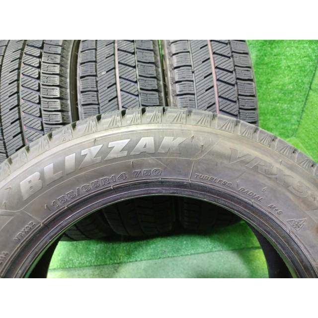 BRIDGESTONE スタッドレス ブリヂストン ブリザックVRX3 155/65R14 4本