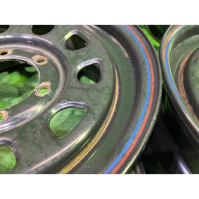 社外 ハイエース ホイール スチール クロ 16インチ 7J 6穴 4本 139.7 + 