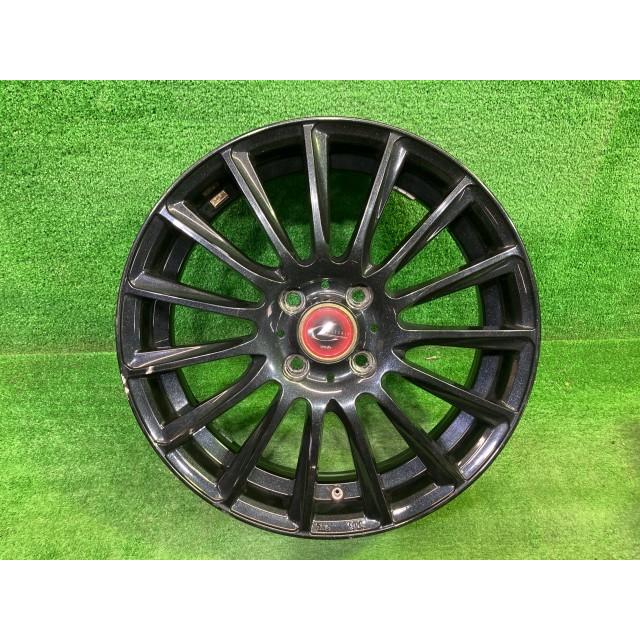 レオニス　16インチ　5J PCD100 4穴　軽自動車 レオニス 軽自動車 ホイール アルミ クロ 16インチ 5J 4穴 4本 100 +45
