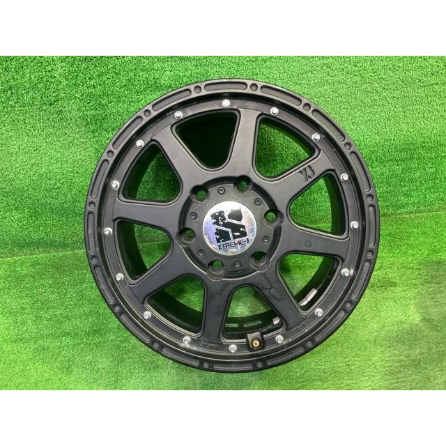 エクストリームJ 215サーフ パジェロ ホイール アルミ マットブラック 