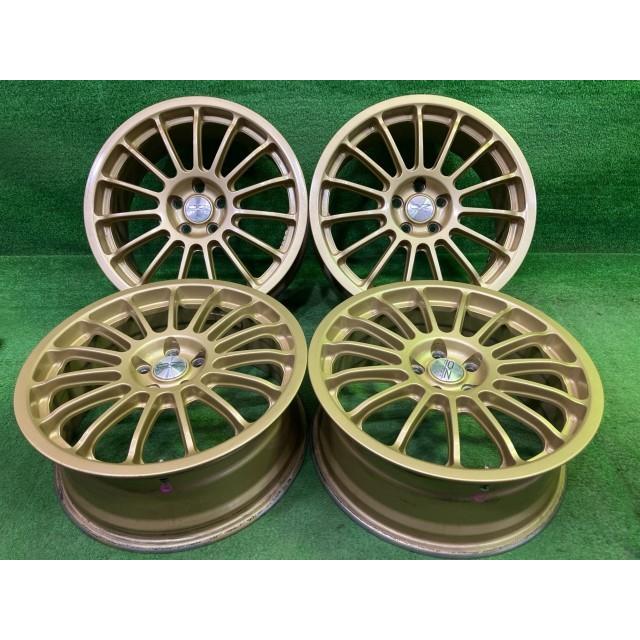 OZホイール 17インチ ゴールド① OZ フォレスター ハチロク ホイール アルミ ゴールド 17インチ 7J 5穴