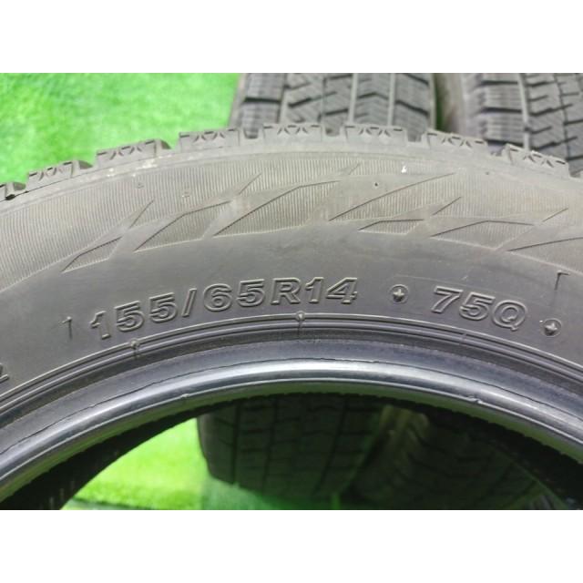 BRIDGESTONE スタッドレス ブリヂストン ブリザックVRX2 155/65R14 4本