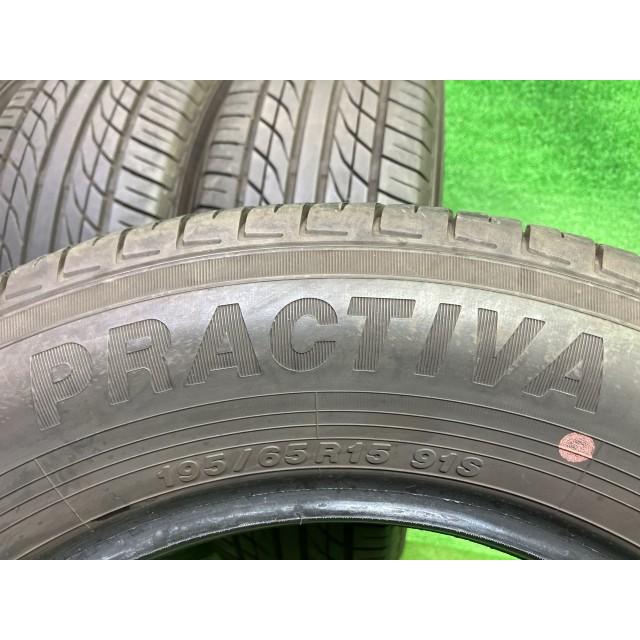 YELLOWHAT サマー イエローハット プラクティバBP01 195/65R15 4本 4ミリ 2本カタベリ有 YELLOWHAT サマー イエローハット プラクティバBP01 195/65R15 4本 6
