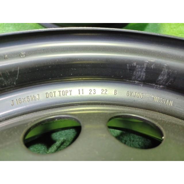 日産（NISSAN） 純正 ノート E13 ホイール スチール クロ 16インチ 5.5