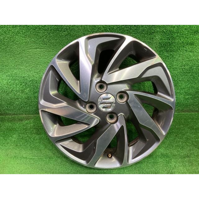 新型スペーシア純正15インチ アルミホイール 4穴 ガンメタポリッシュ スズキ（SUZUKI） 純正 スペーシアカスタム MK32S ホイール アルミ