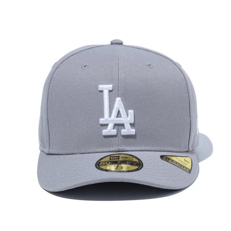 ニューエラ PC 59FIFTY ロサンゼルス・ドジャース グレー × ホワイト 14524606 | NEW ERA | 01