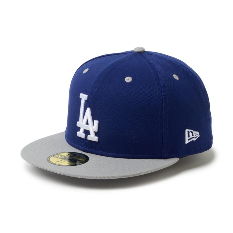 ニューエラ 59FIFTY powered by GORO(min-nano)ロサンゼルス・ドジャース ダークロイヤル グレー 14880418 メンズ | NEW ERA | 01