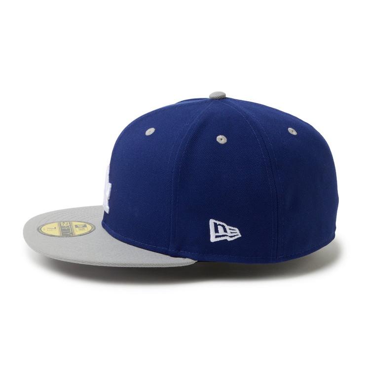 ニューエラ 59FIFTY powered by GORO(min-nano)ロサンゼルス・ドジャース ダークロイヤル グレー 14880418 メンズ | NEW ERA | 03