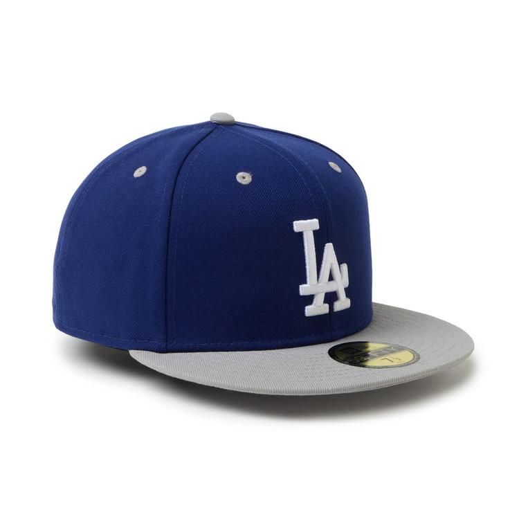 ニューエラ 59FIFTY powered by GORO(min-nano)ロサンゼルス・ドジャース ダークロイヤル グレー 14880418 メンズ | NEW ERA | 04