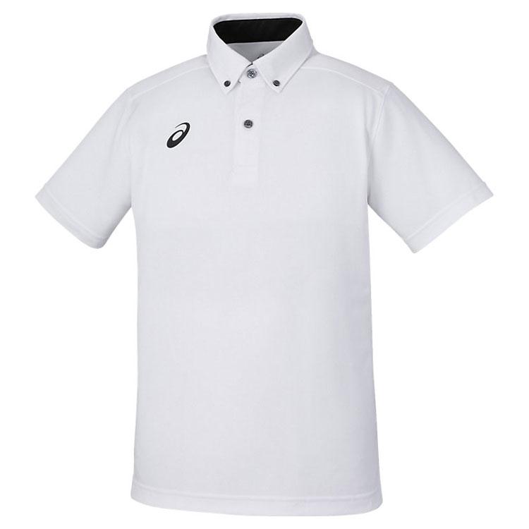 アシックス(ASICS) ドライボタンダウンシャツ リサイクル素材 メンズ 2031D920-100 ブリリアントホワイト 2XLサイズ ASICS（アシックス） 【ポイント10倍】 ドライボタンダウンシャツ