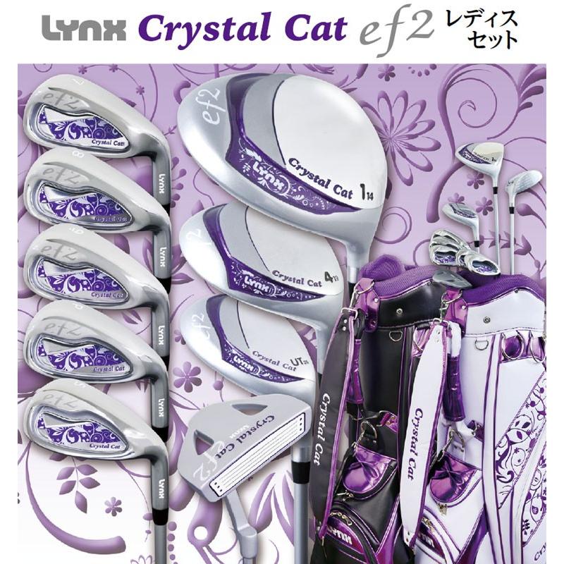 Lynx リンクス クリスタルキャット ef2 レディース クラブハーフ Lynx リンクス クリスタルキャット ef2 レディース クラブハーフ