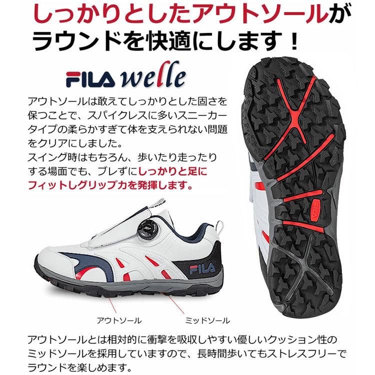 【ポイント10倍】 FILA フィラ ゴルフ メンズ スパイクレスシューズ welle ヴェレ WSLS-TC FILA フィラ メンズ スパイクレスシューズ ヴェレ WSLS