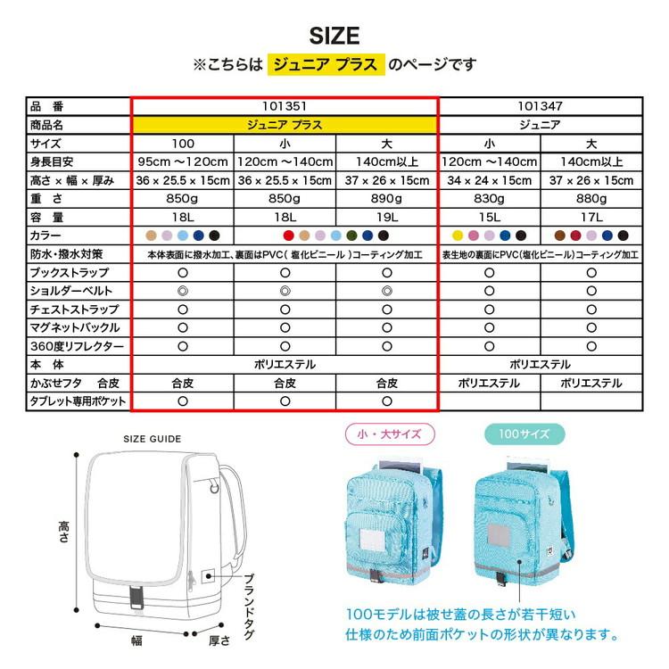 フットマーク RAKUSACK JUNIOR PLUS ラクサック ジュニアプラス 低学年用 ランドセル症候群 推奨商品 大サイズ 101351 301980305-11_17