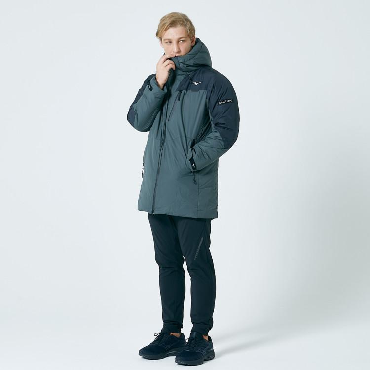 ミズノ MIZUNO (発熱素材)ブレスサーモリフレクションギアダウンコート