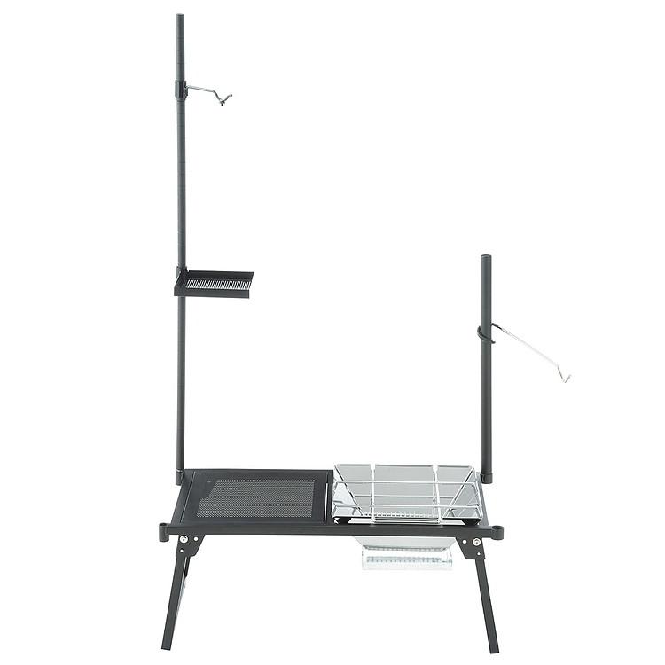 ロゴス MAKIBI マルチソロテーブル 81064130 約 調理用フック ランタン用フック 小型ラック