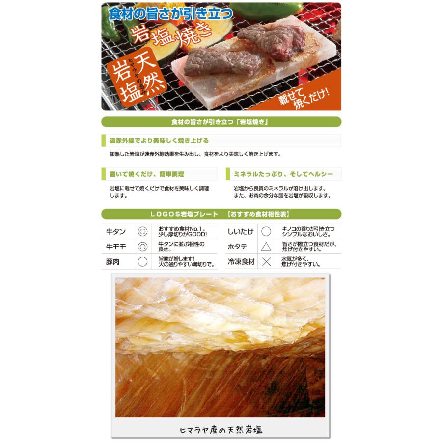 ロゴス LOGOS 岩塩プレート 81065990 | LOGOS | 02