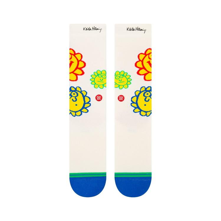スタンス HAPPY FIELDS A545D22HAPOFW ソックス 靴下 KEITH HARING キースへリング プレゼント | STANCE | 01