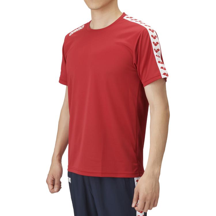 【ポイント10倍】 アリーナ 水泳(競泳) Tシャツ ASS4HTU010-RED｜szone｜03