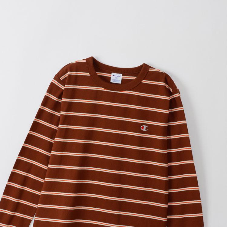 Champion（チャンピオン） ボーダーロングスリーブTシャツ ロンT 長袖