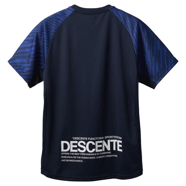 【ポイント10倍】 デサント DESCENTE 半袖バレーボールシャツ メンズ レディース DVUVJA52-NV｜szone｜02