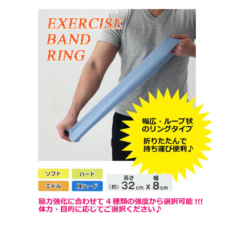 ゴムバンド トレーニング ストレッチ フィットネス 筋トレ ボディバンド エクササイズバンドリング 返品・交換不可 | ブランド登録なし | 01