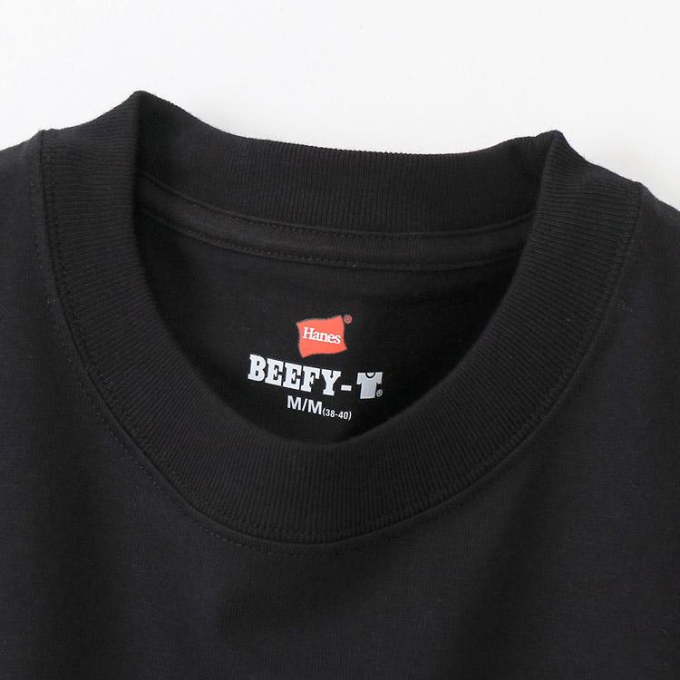 【ポイント10倍】 Hanes(ヘインズ) マルチSP ヘインズ Hanes ロングTシャツ BEEFY-T ロングスリーブポケットTシャツ H5196-090｜szone｜03