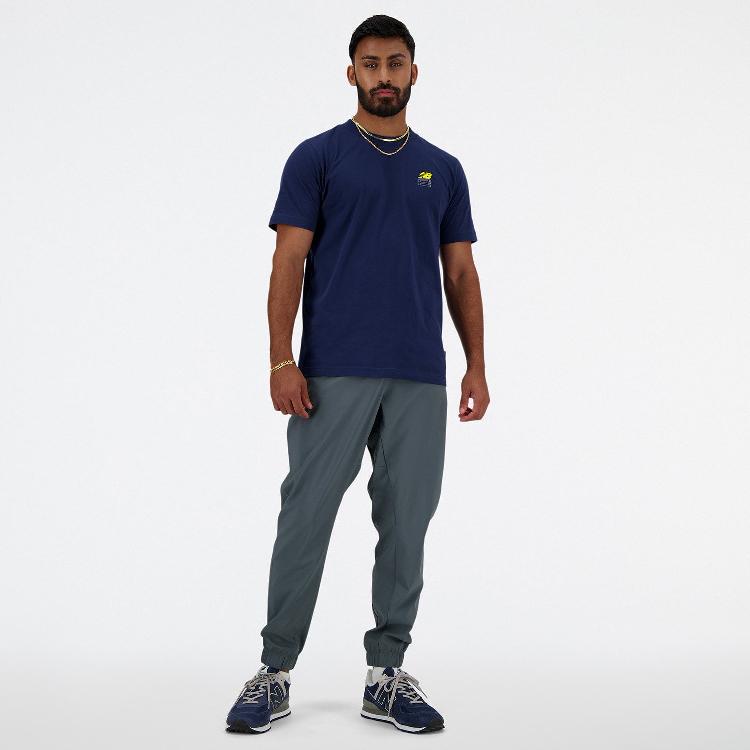 【ポイント10倍】 ニューバランス New Balance Bookshelf ショートスリーブTシャツ MT41586-NNY メンズ｜szone｜06