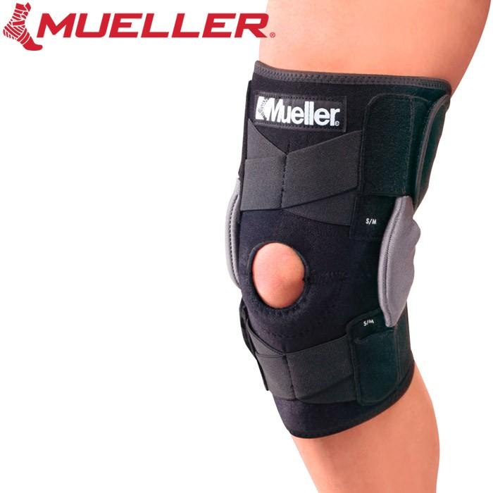 ミューラー アジャスタブル ヒンジド ニーブレイス サポーター 返品不可 | MUELLER