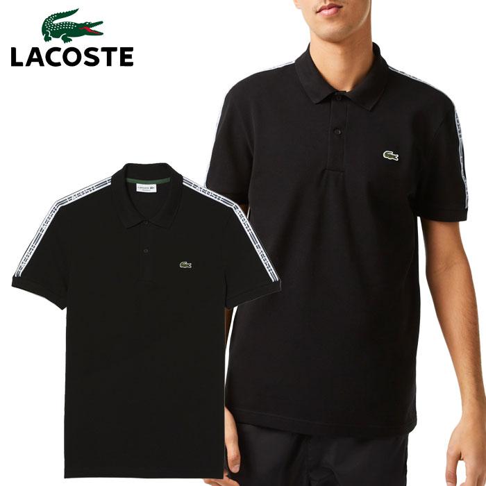 LACOSTE（ラコステ） 鹿の子地ポロシャツ ショルダーテーピング メンズ