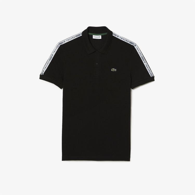 LACOSTE（ラコステ） 鹿の子地ポロシャツ ショルダーテーピング メンズ