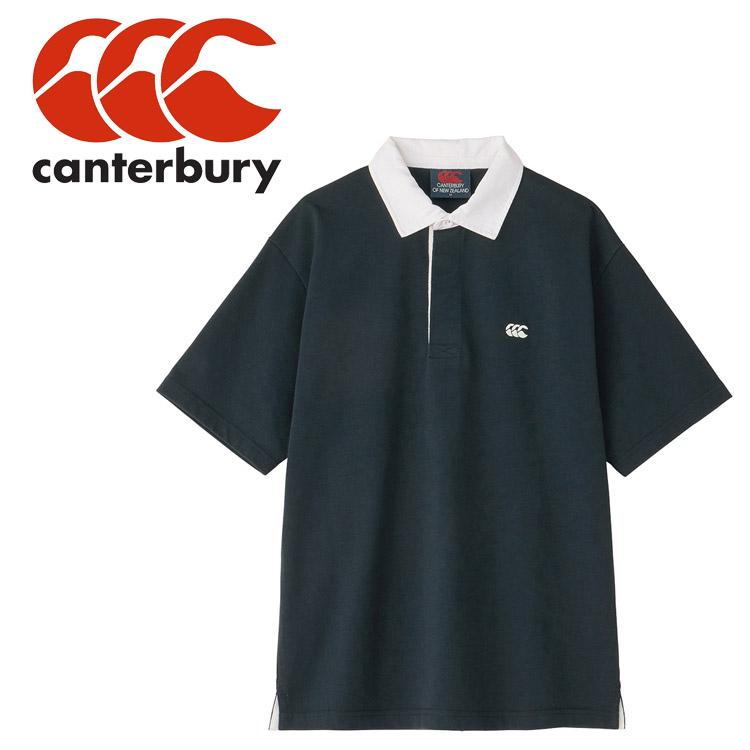 【美品】スポード ★カンタベリー★トリオ② カンタベリー（Canterbury） S/S SOLID COLOR RUGBY JERSEY RA34134-29