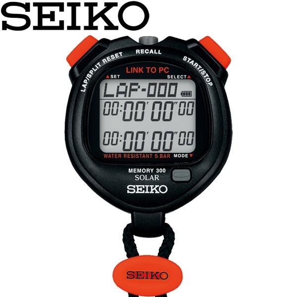 SEIKO - セイコー 秒時計 ＮＦＣ見聞メール交換役立つことつきソーラーストップウオッチ SVAJ701