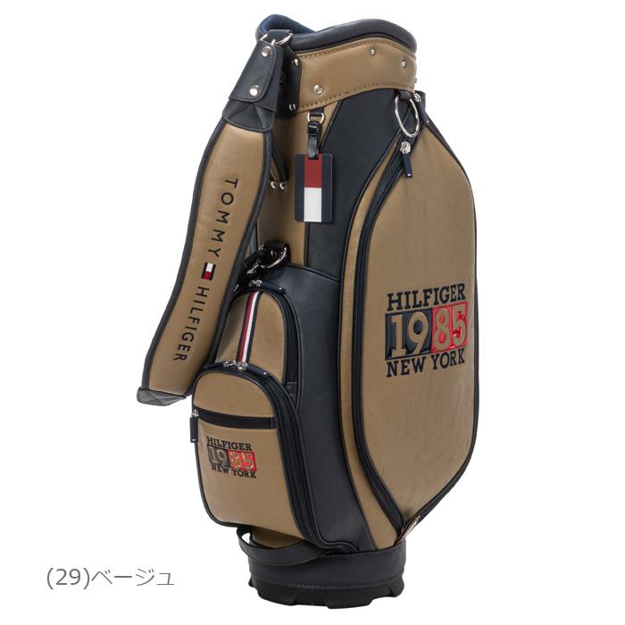 トミーヒルフィガーゴルフ プレップ キャディバッグ 9型 2023秋冬モデル THMG3FC7 
