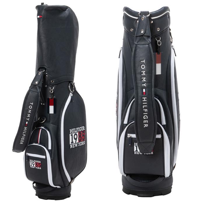 トミーヒルフィガーゴルフ プレップ キャディバッグ 9型 2023秋冬モデル THMG3FC7 