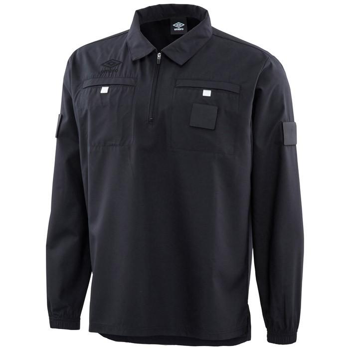 新着商品 レフリー サッカー アンブロ ポイント10倍 ピステトップ Uuuojf45 Blk メンズ レフェリーウエア カラー Blk Binghamtonhots Com