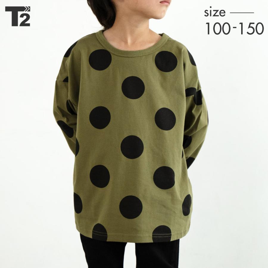 子供服 Tシャツ キッズ 男の子 女の子 ベビー レディース メンズ 親子ペア お揃い トップス ドット 長袖tシャツ T2 ティーツー T 0033 T 2 通販 Yahoo ショッピング