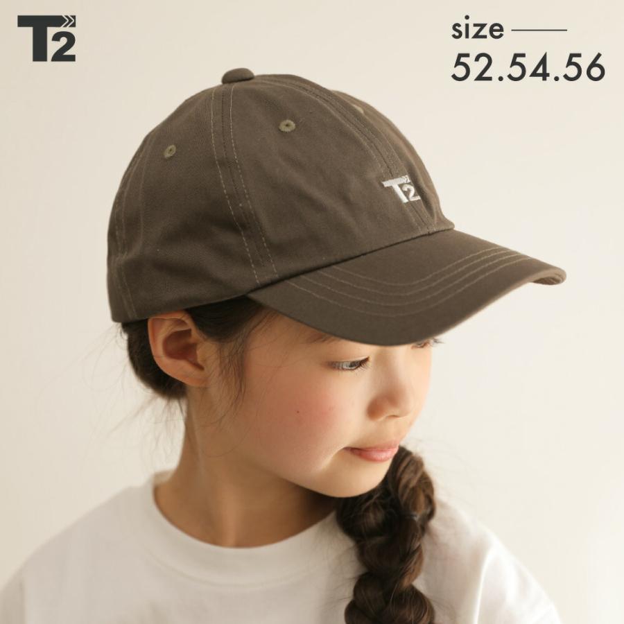 キッズ 帽子 キャップ コットンキャップ 刺繍 ロゴ 日よけ 男の子 女の子 ベビー 子供 T2 ティーツー T 0058 T 2 通販 Yahoo ショッピング