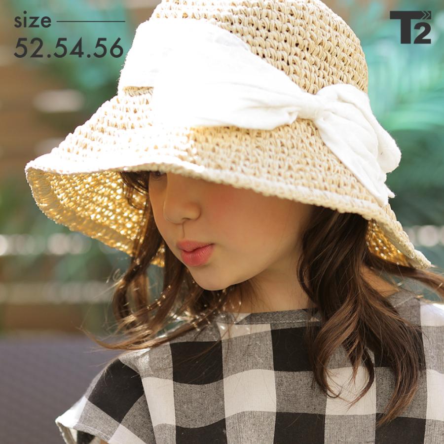 子供服 帽子 無地 シンプル 親子 おそろい キッズ 女の子 麦わら帽子 T2 ティーツー Apimondia13 Org Ua