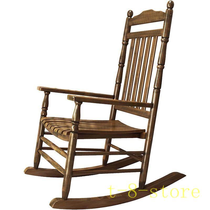 ロッキングチェア 木製のロッキングチェア 屋外/屋内/ポーチ用